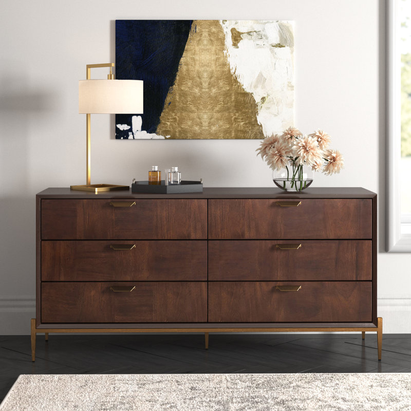 Mercury Row® Gerrity 6 Drawer Dresser & Reviews Wayfair